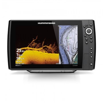 Humminbird helix 12 chirp mega di gps g4n front